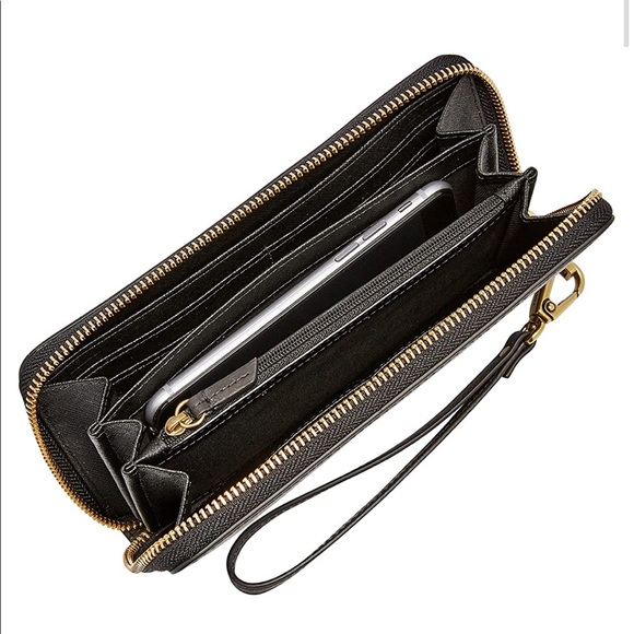 Black fssil wallet leather nwt - Picture 5 of 11